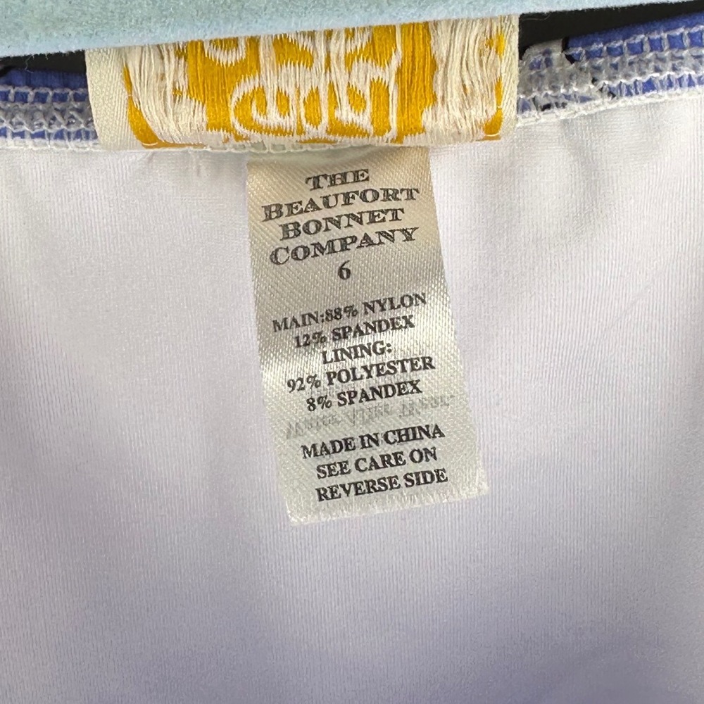 TBBC The Beaufort Bonnet Company Little Fishies Shannon Bow Bathing Suit Tie - Picture 6 of 7